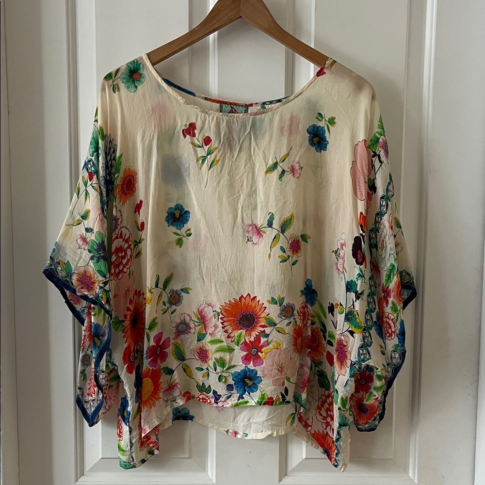 Johnny Was Floral Top